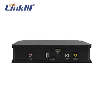 جهاز إرسال فيديو لاسلكي تناظري NTSC PAL COFDM QPSK AES تشفير منخفض التأخير 300-2700 ميجا هرتز